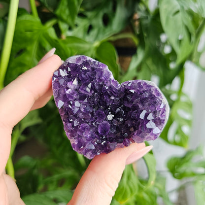 Amethyst Heart Cluster #17K