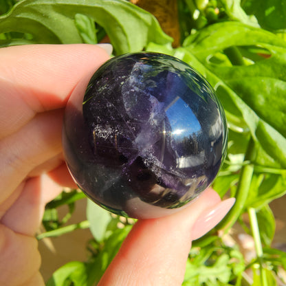 Rainbow Fluorite Sphere #18o