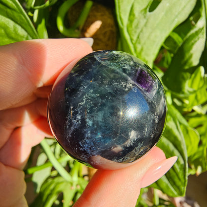 Rainbow Fluorite Sphere #15G