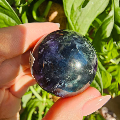 Rainbow Fluorite Sphere #15G