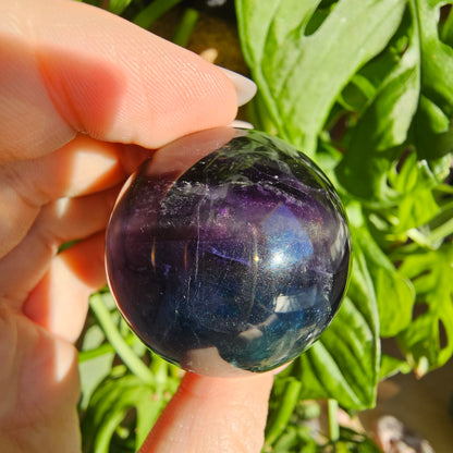 Rainbow Fluorite Sphere #15G