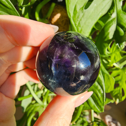 Rainbow Fluorite Sphere #15G