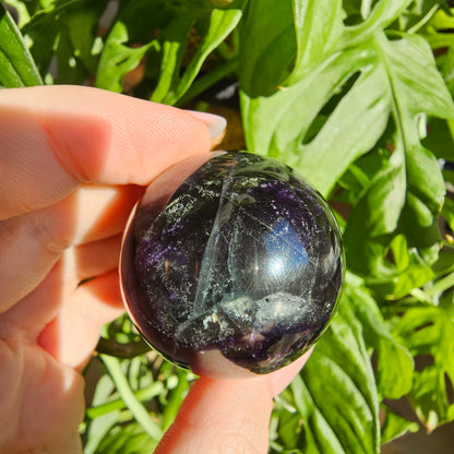 Rainbow Fluorite Sphere #15G