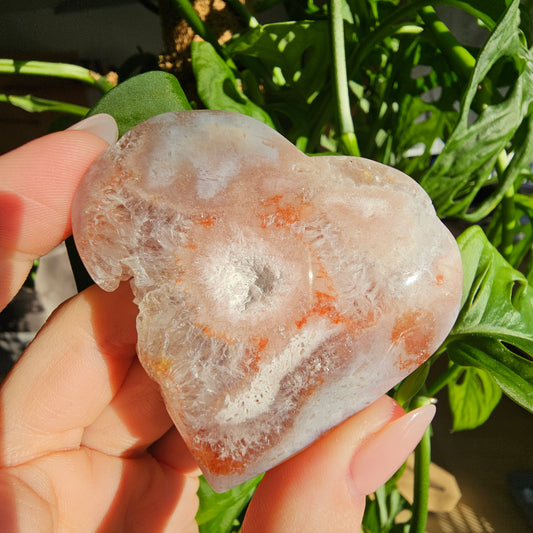 Pink Amethyst (Trade Name) Heart #18J