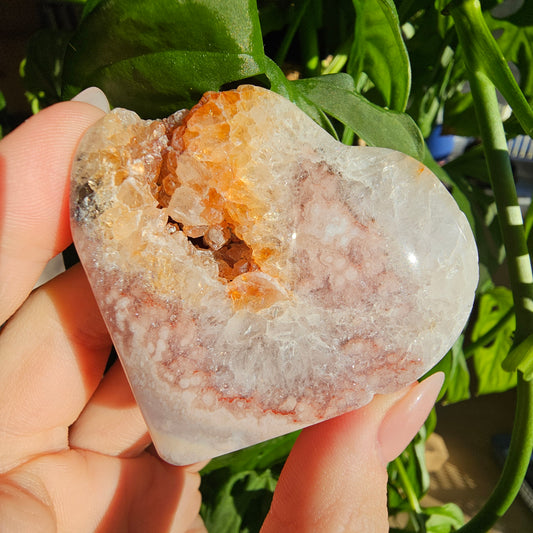 Pink Amethyst (Trade Name) Heart #23A