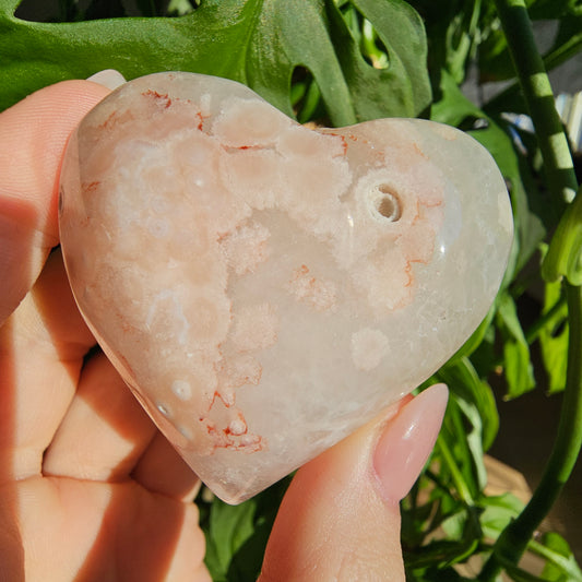 Pink Amethyst (Trade Name) Heart #29B