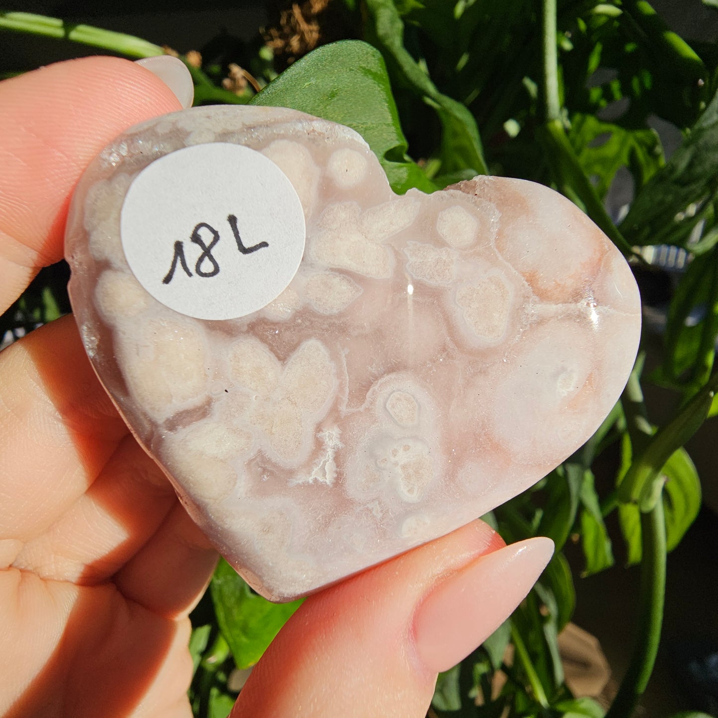 Pink Amethyst (Trade Name) Heart #18L