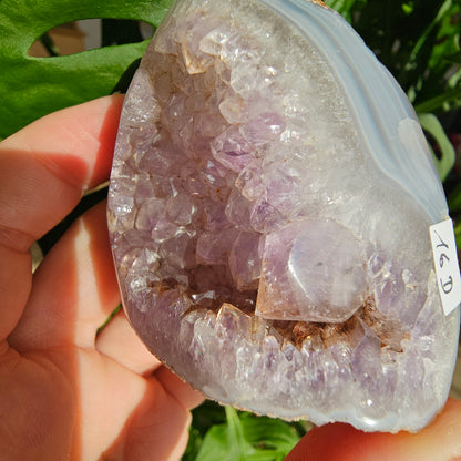 Amethyst with Agate Geode #16D