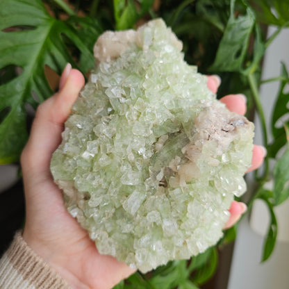 Green Apophyllite with Stilbite #219A