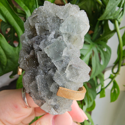 Sugar Fluorite on stand