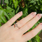 Bergkristall Ring "Rhombus" #35B