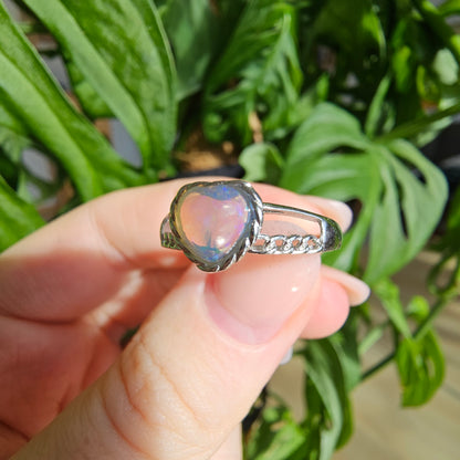 Opal Herz-Ring #39A