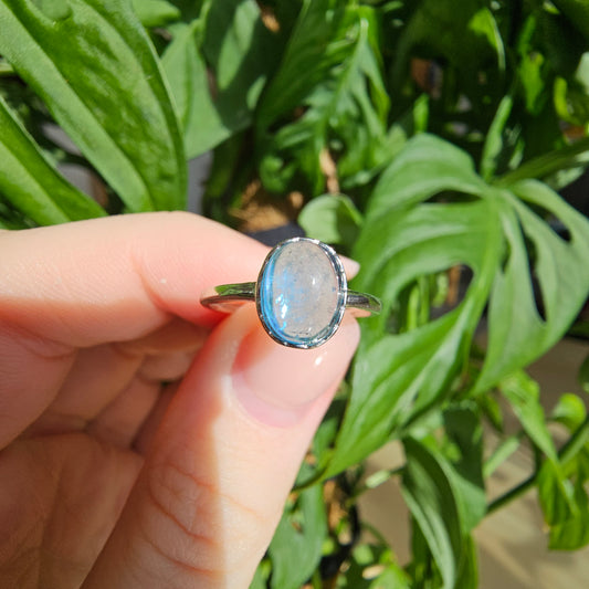 Aquamarine Ring "Oval" #20A