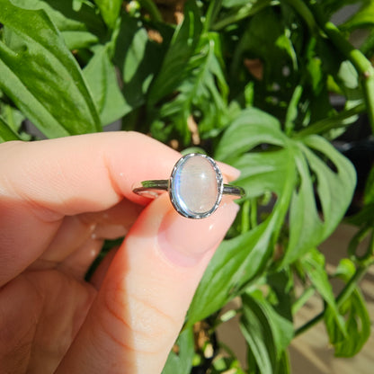 Aquamarin Ring "Oval" #20B