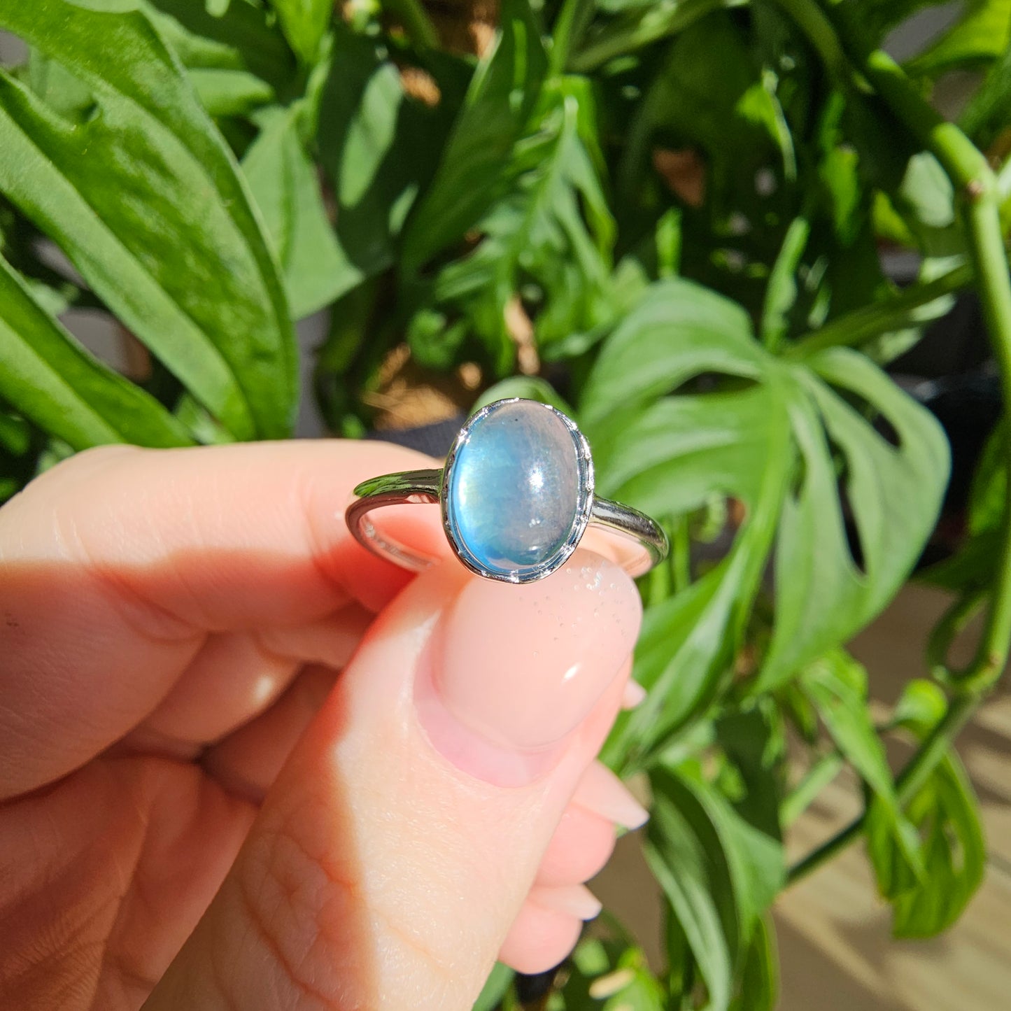 Aquamarin Ring "Oval" #20C