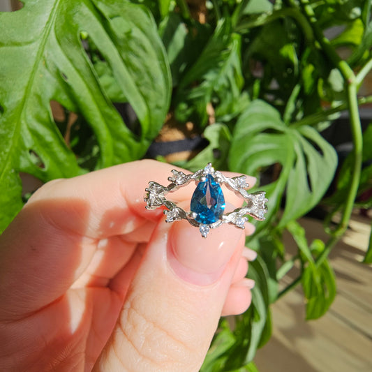 Blue Topaz Ring #30A