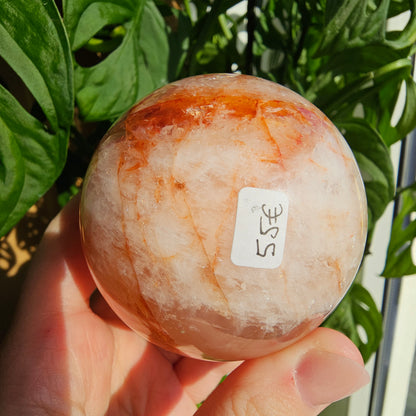 Fire Quartz (Hematoid Quartz) Sphere #55A