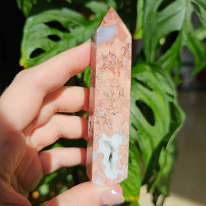 Petal Agate Tower #15A