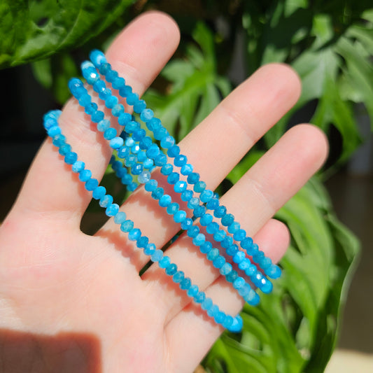 Faceted Apatite Bracelet