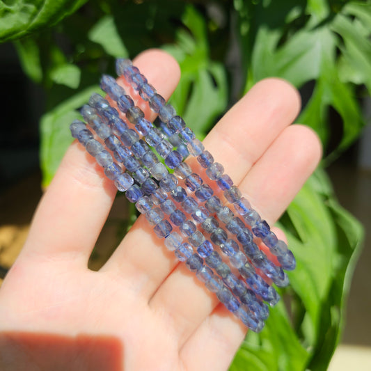 Faceted Iolite Bracelet