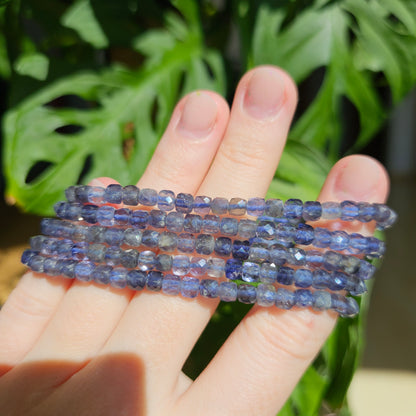 Faceted Iolite Bracelet