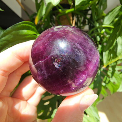 Purple Fluorite Sphere #35E