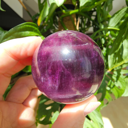 Purple Fluorite Sphere #35E