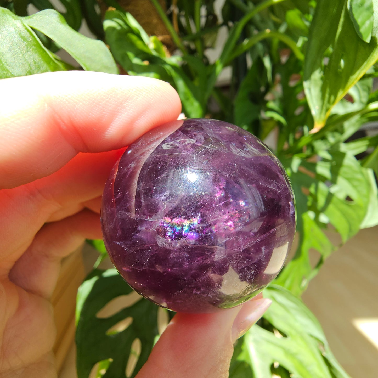 Purple Fluorite Sphere #27F