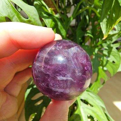 Purple Fluorite Sphere #27F