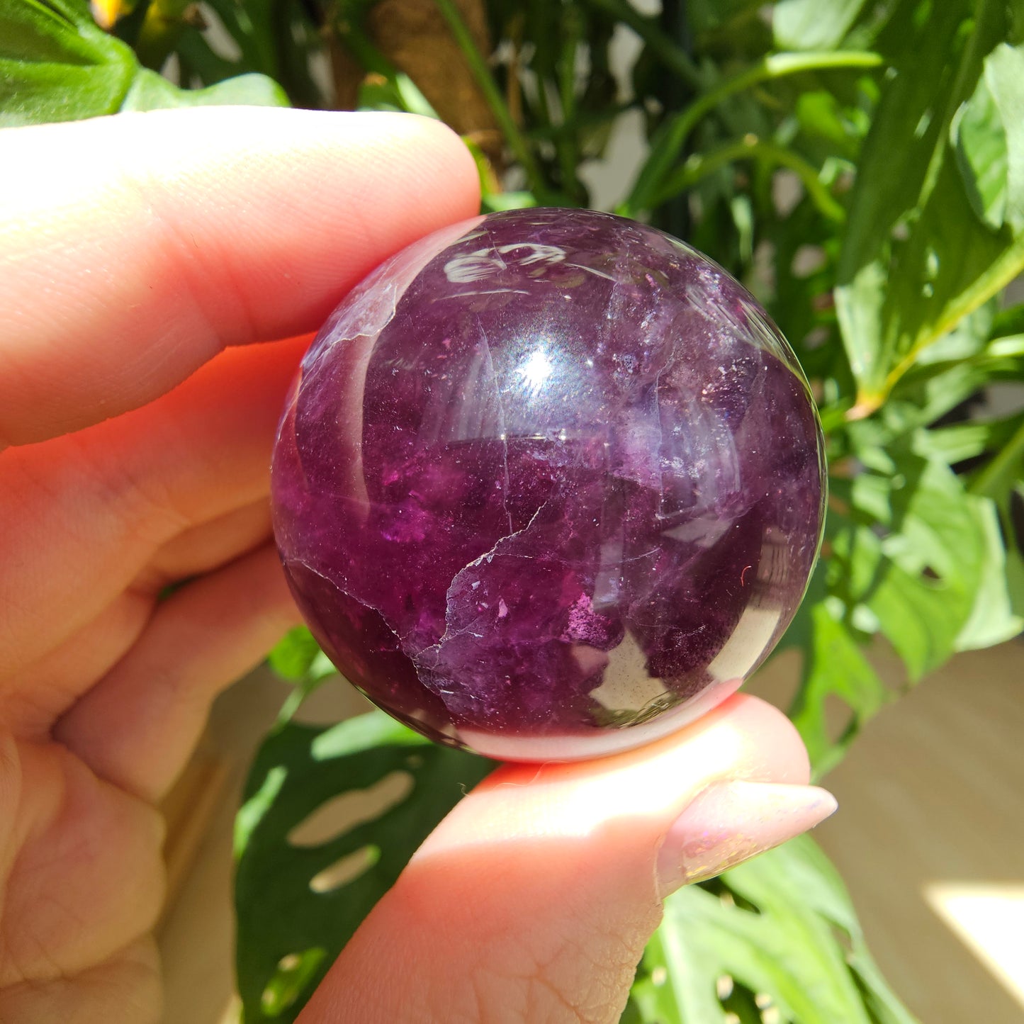 Purple Fluorite Sphere #27F