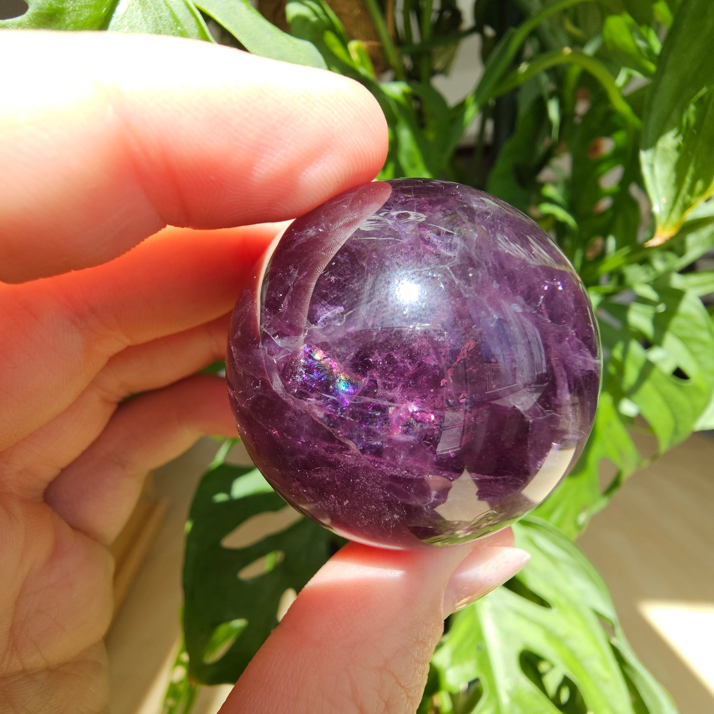 Purple Fluorite Sphere #27F