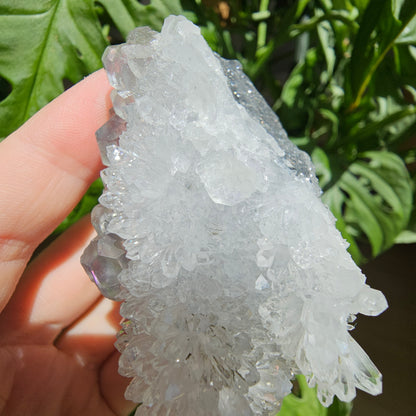 Green Fluorite with Quartz and Chalcopyrite #65C