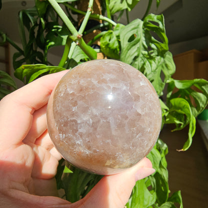 Amethyst with Crazy Lace Agate Sphere #69D