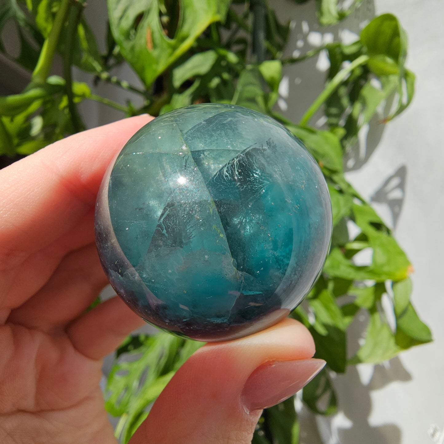 Green/Blue Fluorite Sphere #29F