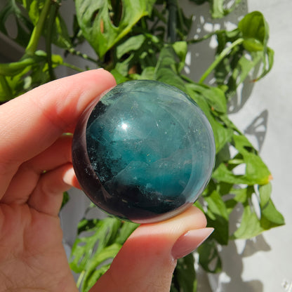 Green/Blue Fluorite Sphere #29F