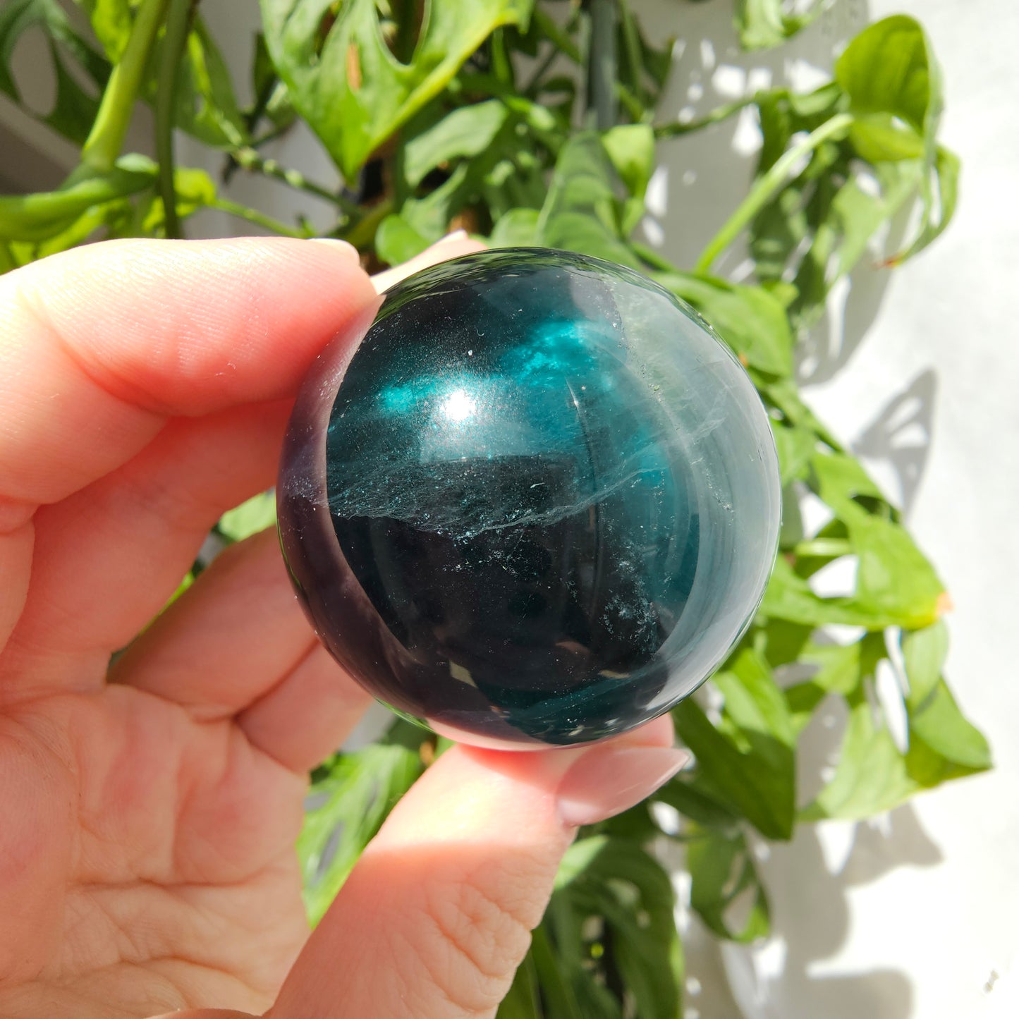 Green/Blue Fluorite Sphere #29F