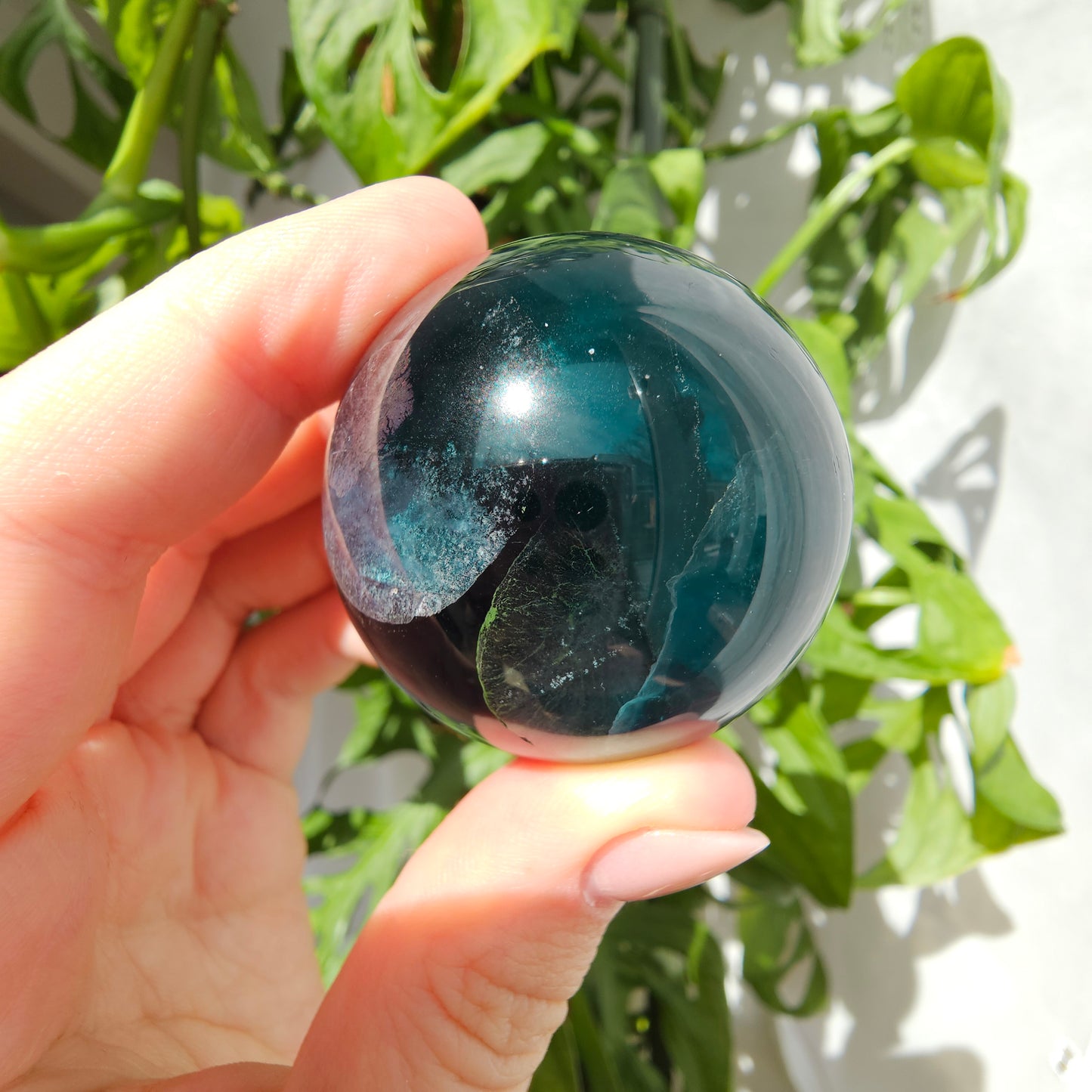 Green/Blue Fluorite Sphere #29F