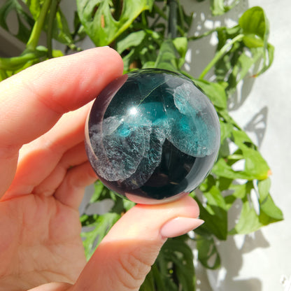 Green/Blue Fluorite Sphere #29F