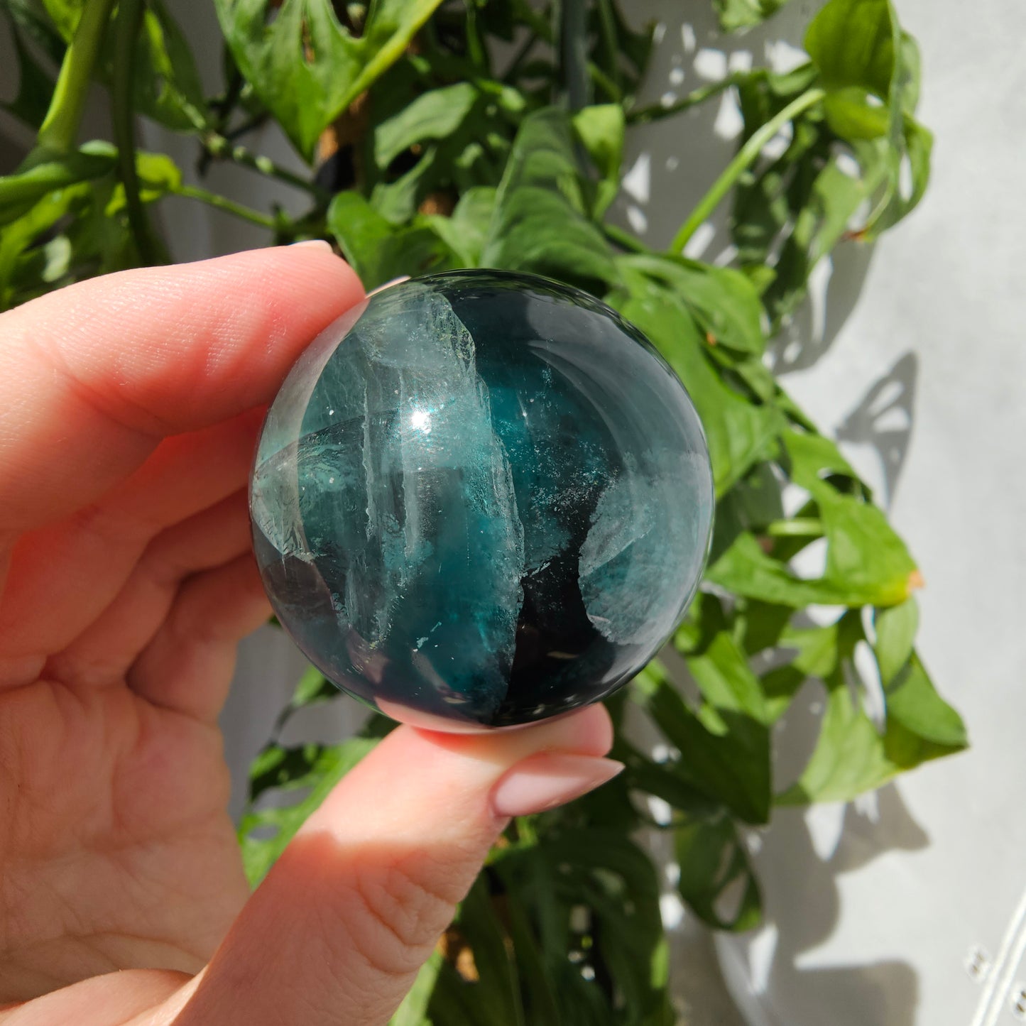 Green/Blue Fluorite Sphere #29F