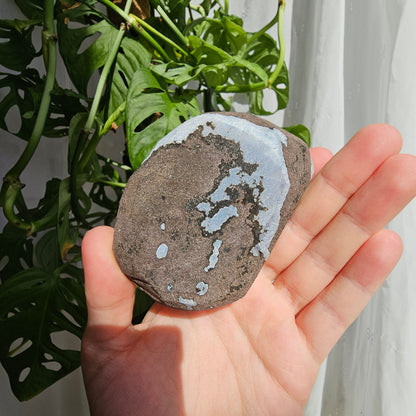 Apophyllite and Stilbite on Blue Chalcedony #79D