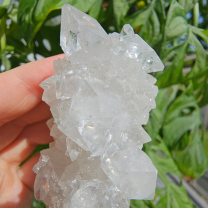 Sugar Apophyllite on Calcite #B49