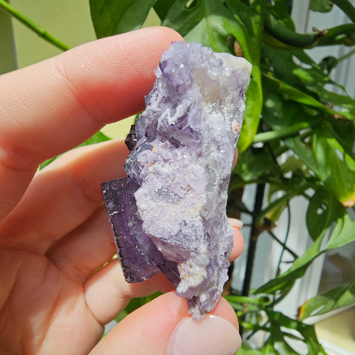 "QR Code" Fluorite from China #35Q