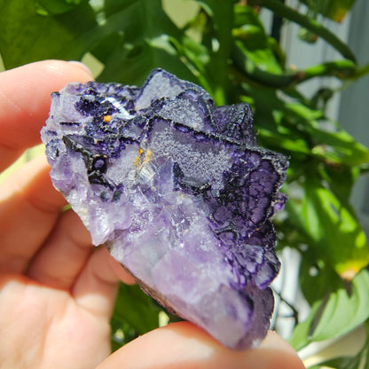 "QR Code" Fluorite from China #41Z