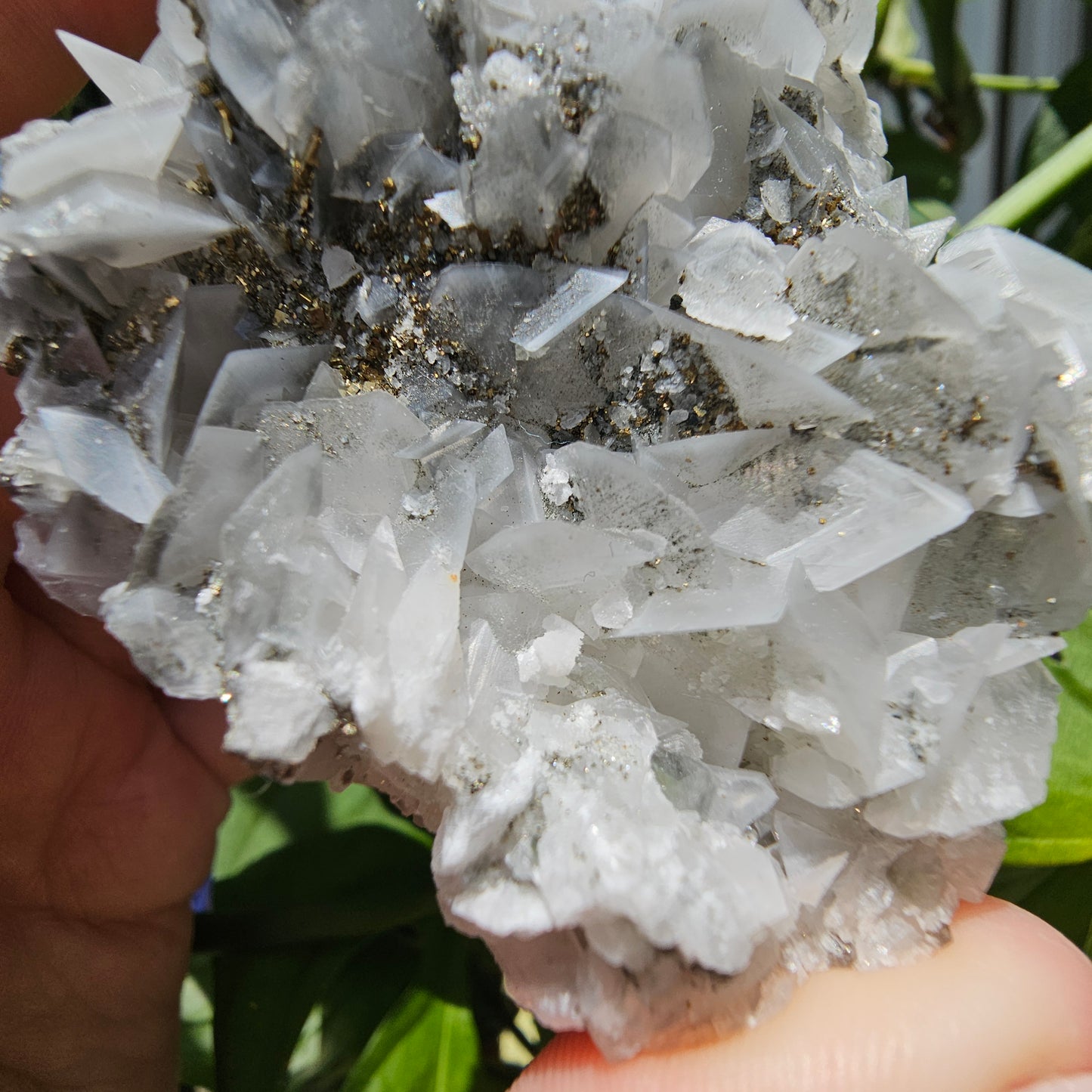 Calcite with Pyrite and Quartz #99B