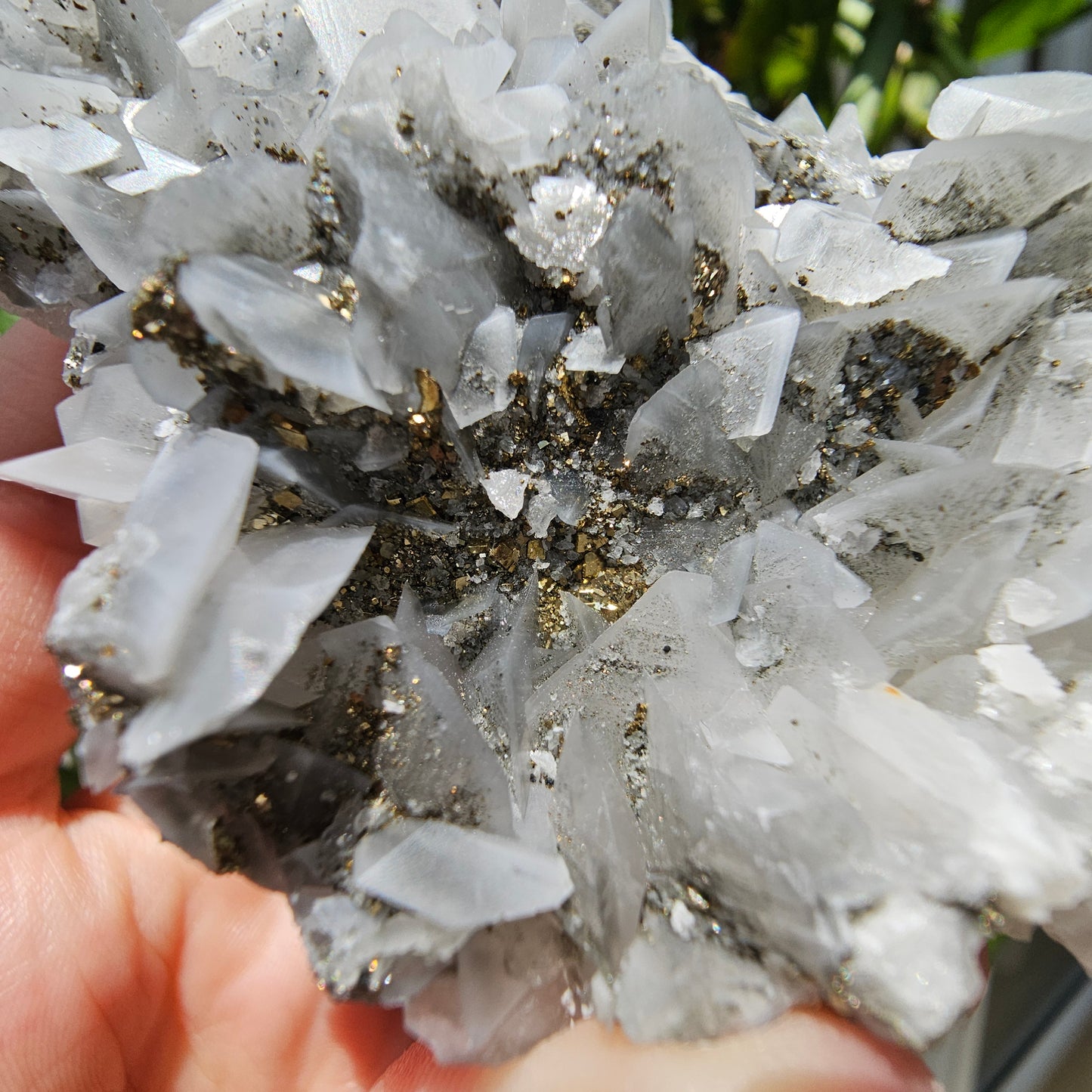 Calcite with Pyrite and Quartz #99B