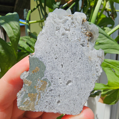 Calcite with Pyrite and Quartz #69C