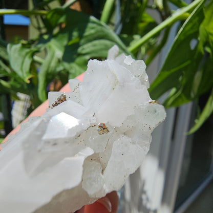 Calcite with Pyrite and Quartz #59D