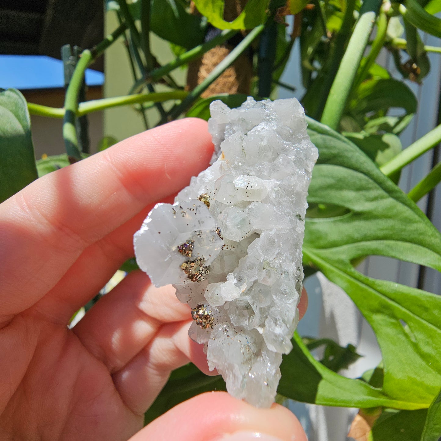 Calcite with Pyrite and Quartz #34G