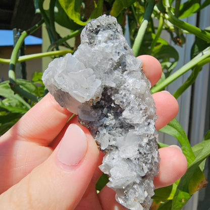 Calcite with Pyrite and Quartz #42i