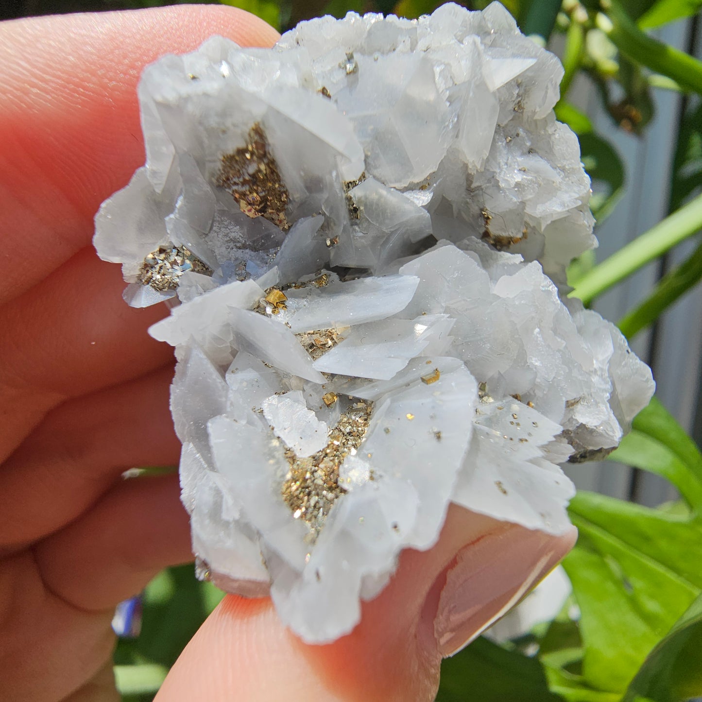 Calcite with Pyrite and Quartz #35M